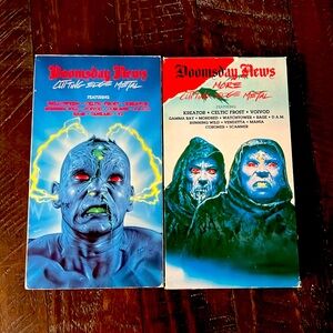 Doomsday News Cutting Edge Metal 2 VHS Set
